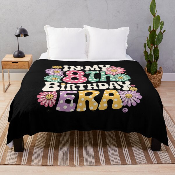 Item preview, In My 8th Birthday Era Bday 8 Year Old Birthday Girl Groovy  designed and sold by FadeOfThrone.