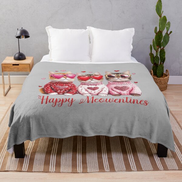 Item preview, Valentine Cat Happy Meowentines Heart Valentines Cat Lover designed and sold by FrankIsabel.