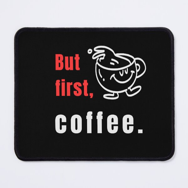 Item preview, But First Coffee – Funny Minimal Coffee Quote Typography - Line Art designed and sold by MK-Charlie.