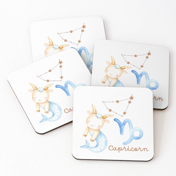 Item preview, Cute Capricorn Zodiac Illustration designed and sold by Rutvain.