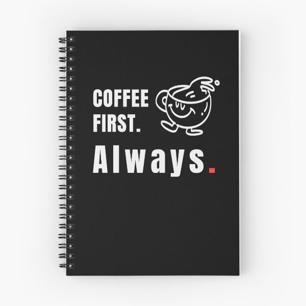 Item preview, Coffee First Always – Minimal Coffee Quote Typography Design - Line Art designed and sold by MK-Charlie.