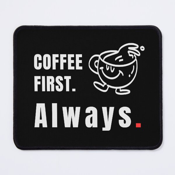 Item preview, Coffee First Always – Minimal Coffee Quote Typography Design - Line Art designed and sold by MK-Charlie.