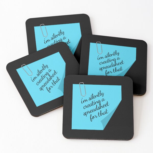 Item preview, I'm Silently Creating A Spreadsheet For That – Funny Office Note Design designed and sold by NH2019.