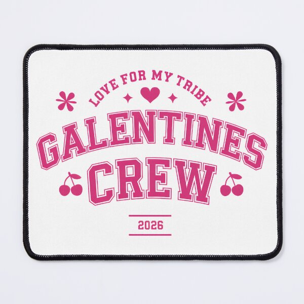 Item preview, Galentines Crew 2026 – Love For My Tribe Pink Varsity Friendship Design designed and sold by Happy'CLICK'.