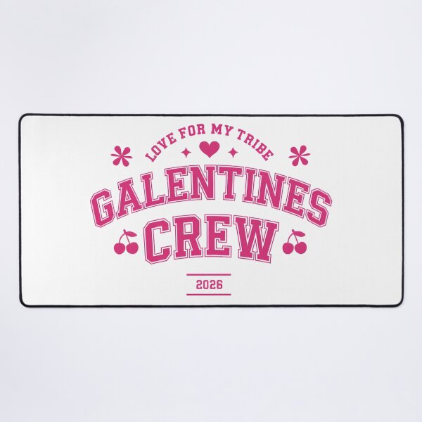Item preview, Galentines Crew 2026 – Love For My Tribe Pink Varsity Friendship Design designed and sold by Happy'CLICK'.
