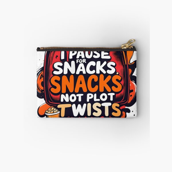 Item preview, I Pause for Snacks, Not Plot Twists – Funny Binge Watcher T-Shirt designed and sold by gavinroyal.