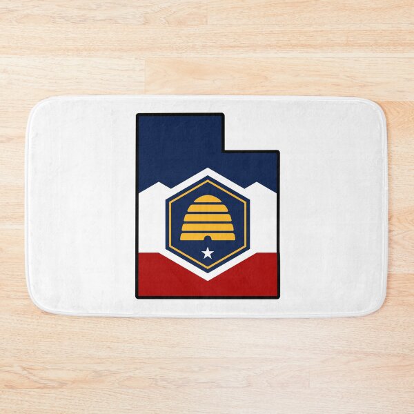 Item preview, NEW State Flag Map of UTAH (New Version) designed and sold by HFYD.