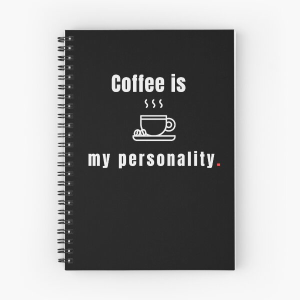 Item preview, Coffee Is My Personality – Relatable Coffee Lover Quote Design - Retro designed and sold by MK-Charlie.