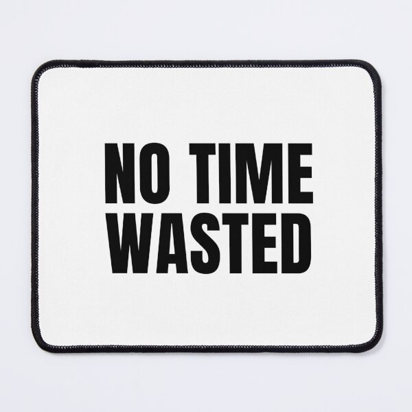 Item preview, No Time Wasted – Focus Motivation Sticker designed and sold by DailyMood Designs.