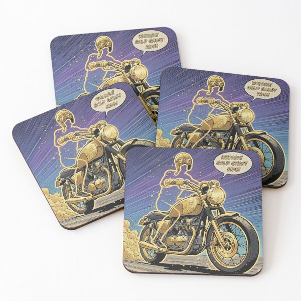 Item preview, Golden 80: Ghost Rider – Invisible Gilded Rebel designed and sold by KawisStarr.
