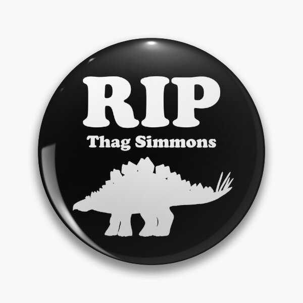 Artikelvorschau, RIP Thag Simmons - Weiße Version - Tribut entworfen und verkauft von rowenaaitkenillustration.