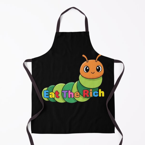 Item preview, Eat The Rich-Funny Cartoon Garden Caterpillar Art designed and sold by DrawHandArt.