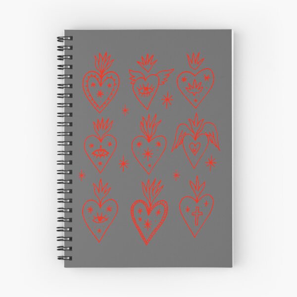 Item preview, Valentine’s Day Mexican Milagro Gothic Goth Sacred Hearts designed and sold by KristineLi.