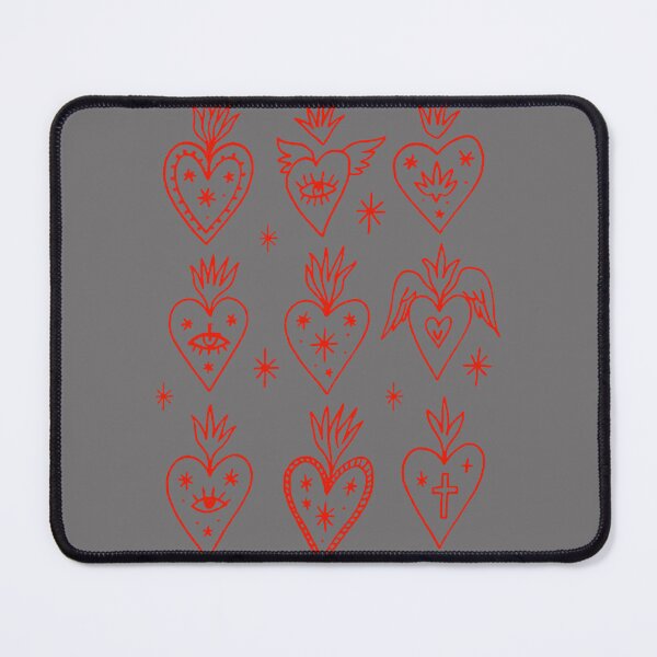 Item preview, Valentine’s Day Mexican Milagro Gothic Goth Sacred Hearts designed and sold by KristineLi.