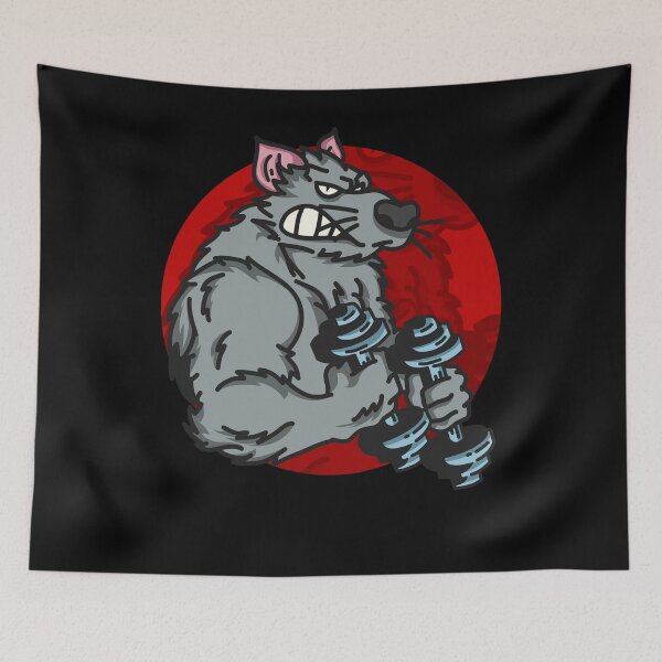 Item preview, Gym Rat - Weightlifting Bodybuilder designed and sold by PrintPress.