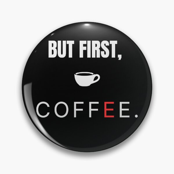 Item preview, But First Coffee – Funny Minimal Coffee Quote Typography -  Cute designed and sold by MK-Charlie.