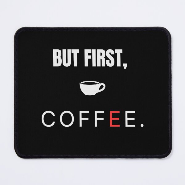 Item preview, But First Coffee – Funny Minimal Coffee Quote Typography - Cute designed and sold by MK-Charlie.