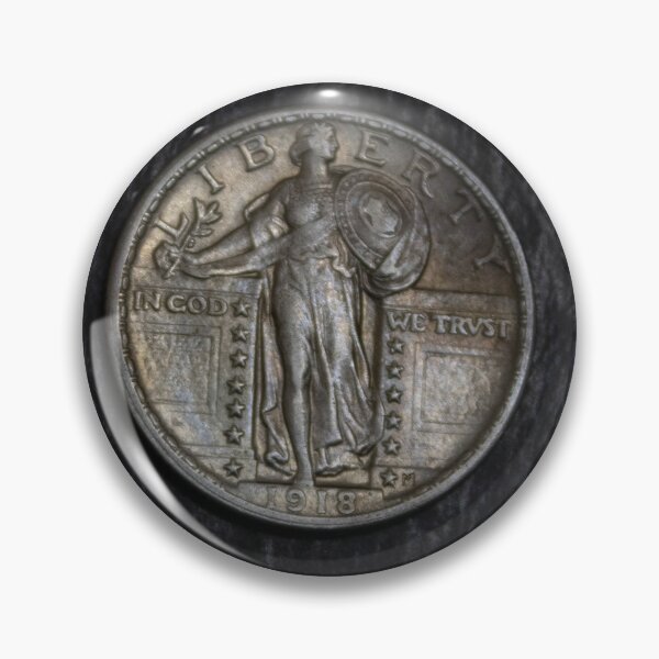 Item preview, 1918 Standing Liberty Quarter  designed and sold by moneyfun.