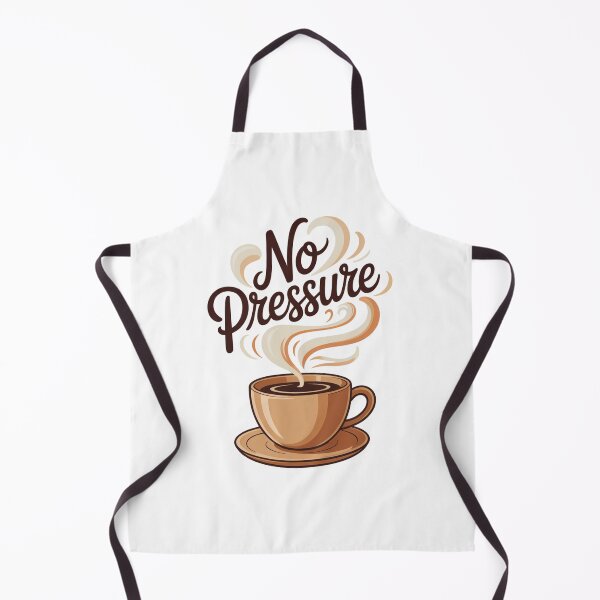Item preview, No Pressure – Coffee & Chill Vibes designed and sold by VividTrails.