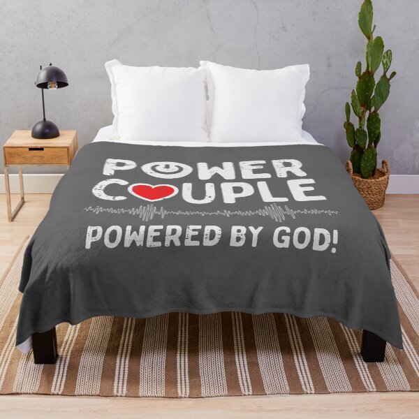 Item preview, Valentines Day Couple Powered God Christian Men Women designed and sold by KristineLi.