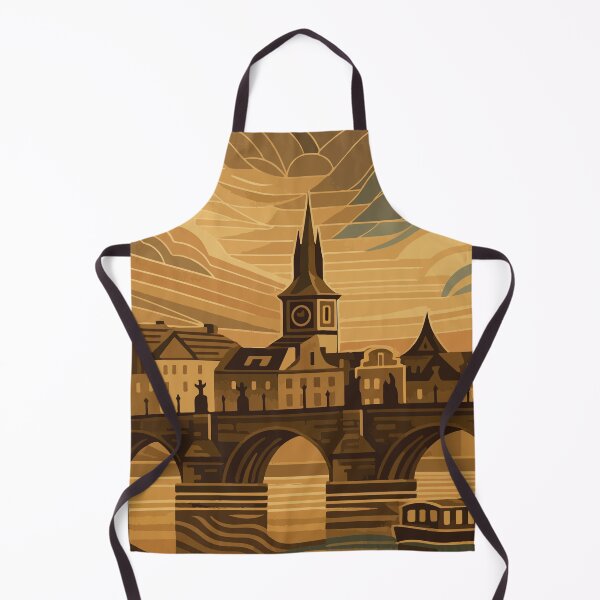 Item preview, Prague Charles Bridge – Atmospheric Historic Cityscape Illustration designed and sold by darekkocurek.