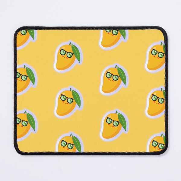 Item preview, Cute Kawaii Mango Art – Funny Cartoon Tropical Fruit Illustration designed and sold by steekeets.