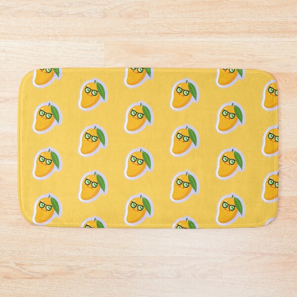 Item preview, Cute Kawaii Mango Art – Funny Cartoon Tropical Fruit Illustration designed and sold by steekeets.
