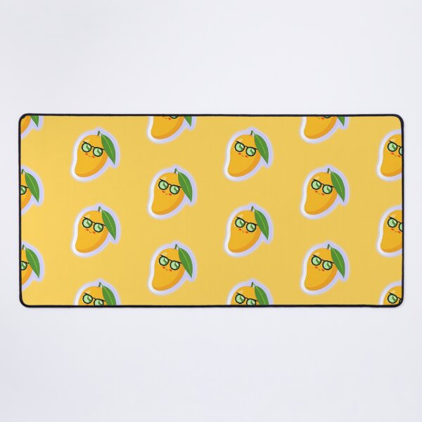 Item preview, Cute Kawaii Mango Art – Funny Cartoon Tropical Fruit Illustration designed and sold by steekeets.