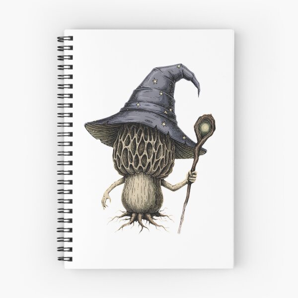 Item preview, Vintage Mushroom Wizard Goblincore Botanical Illustration designed and sold by Dazai_shop⭐⭐⭐⭐⭐.