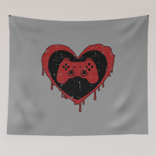 Item preview, Valentines Day Gaming Heart Valentine Gamer Men Boys Kids designed and sold by ArleneRowe.