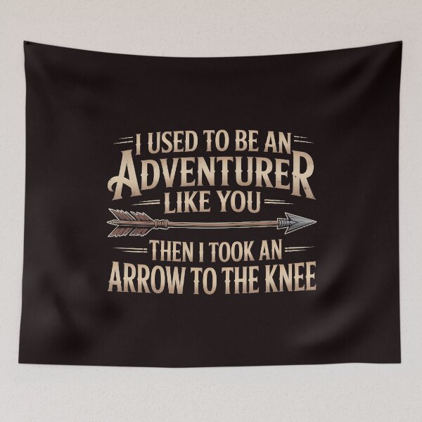Item preview, I Used To Be An Adventurer Like You – Funny RPG Gaming Quote Design designed and sold by Redgiant87x.