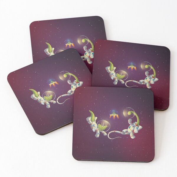 Item preview, Space Dinosaurs designed and sold by rowenaaitkenillustration.
