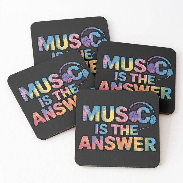 Item preview, Music is the Answer Funny Festival Music Musical Tie Dye designed and sold by Dolostope.
