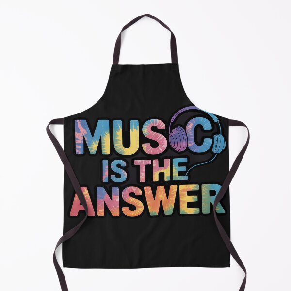 Item preview, Music is the Answer Funny Festival Music Musical Tie Dye designed and sold by Dolostope.
