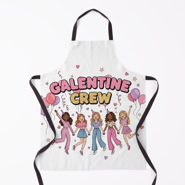 Item preview, Galentine Crew – Cute Girls Holding Hands Friendship Party Valentine Design designed and sold by Happy'CLICK'.