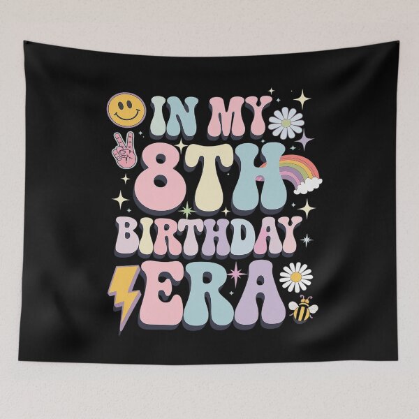 Item preview, In My 8th Birthday Era Eight Bday 8 Year Old Birthday Gir1l  designed and sold by FadeOfThrone.