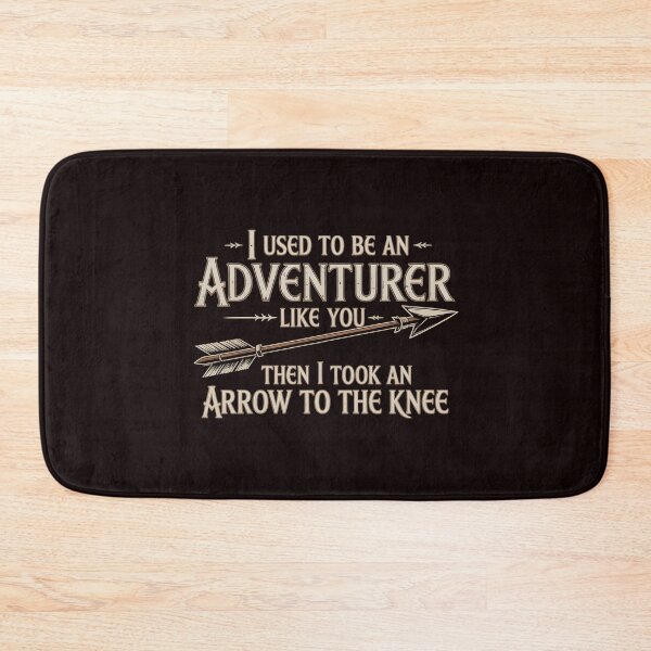 Item preview, I Used To Be An Adventurer Like You – Funny RPG Gamer Quote Art designed and sold by Redgiant87x.