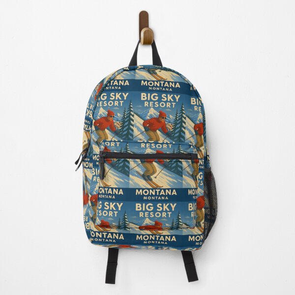 Item preview, Montana Big Sky Ski Resort Poster designed and sold by Halifaxartguy.