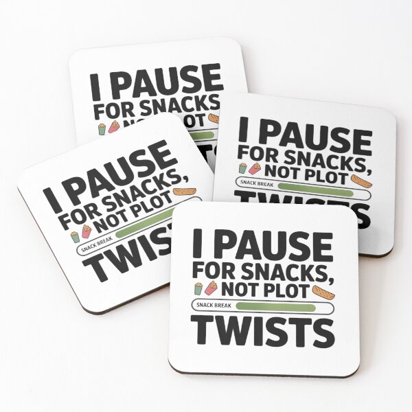 Item preview, Pause for Snacks, Not Plot Twists – Binge Watch Humor Tee designed and sold by gavinroyal.