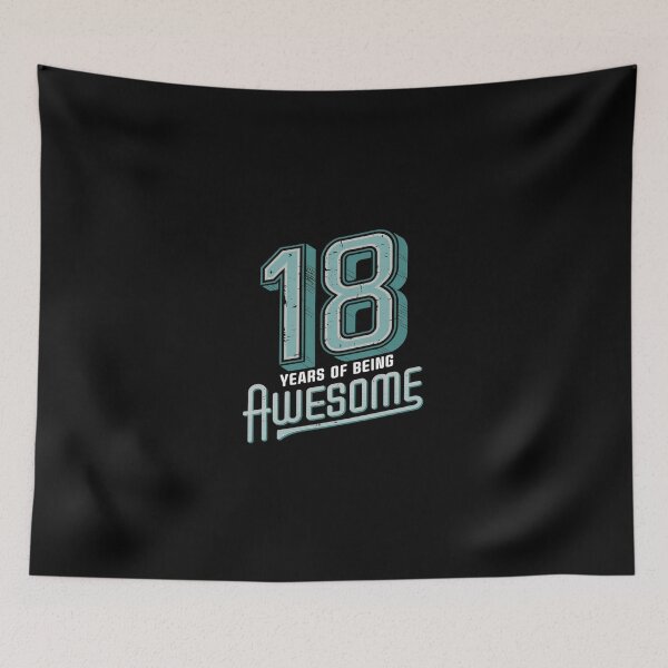 Item preview, 18 Years Of Being Awesome 18 Years Old 18th Birthday  designed and sold by SyntaxClaw.