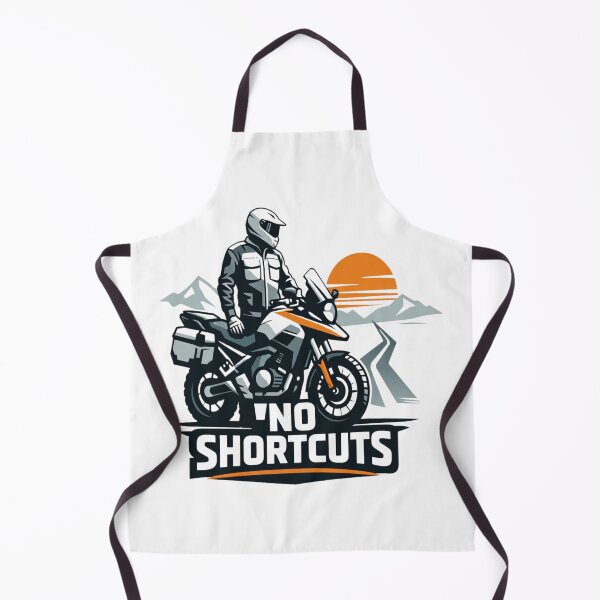 Item preview, No Shortcuts – Motorcycle Rider Discipline & Road Mindset T-Shirt designed and sold by RMTrendy.