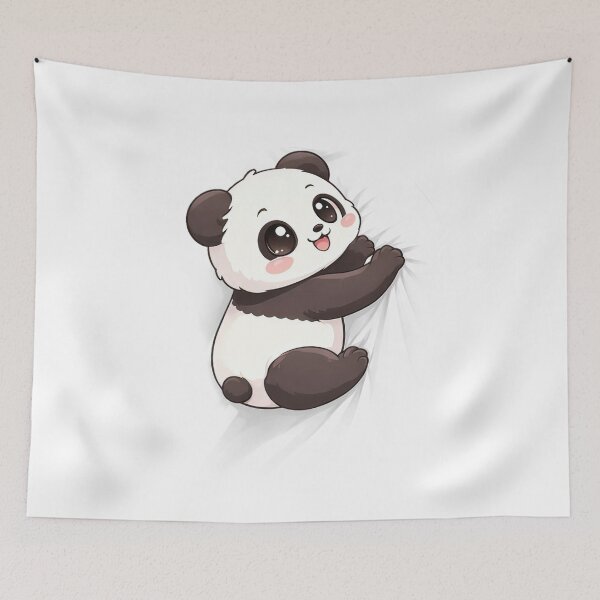 Item preview, Kawaii Panda Hug Graphic designed and sold by LoveLaxmi Arts.