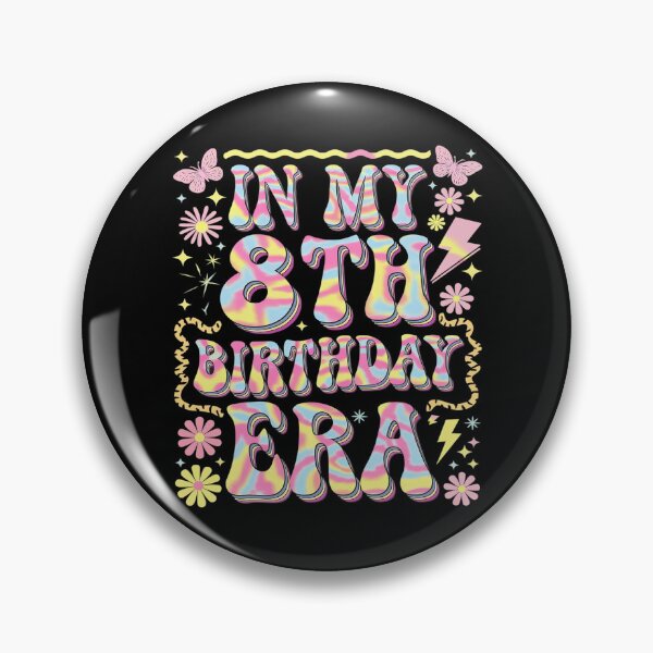 Item preview, In My 8th Birthday Era Eight Bday 8 Year Old Birthday Girl2 designed and sold by FadeOfThrone.
