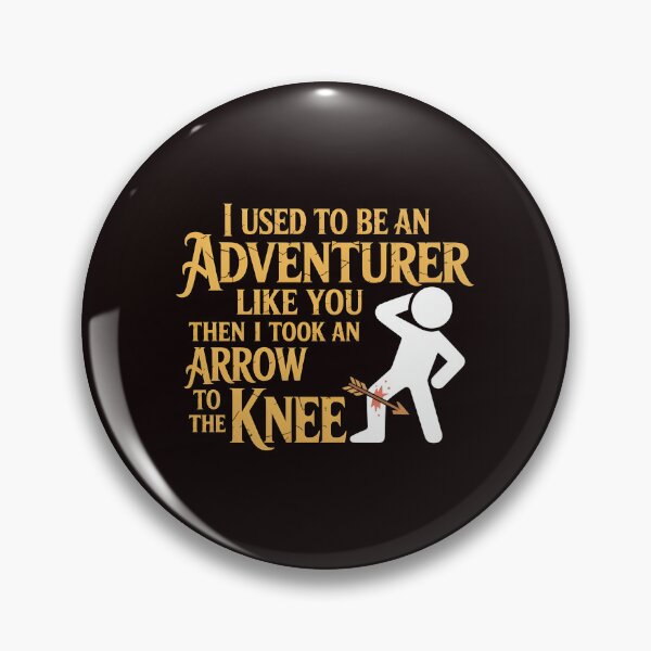 Item preview, I Used To Be An Adventurer Like You – Gaming Lover Fantasy Quote designed and sold by Redgiant87x.
