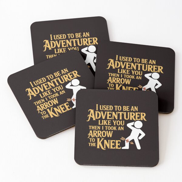 Item preview, I Used To Be An Adventurer Like You – Gaming Lover Fantasy Quote designed and sold by Redgiant87x.