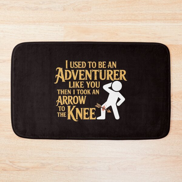 Item preview, I Used To Be An Adventurer Like You – Gaming Lover Fantasy Quote designed and sold by Redgiant87x.