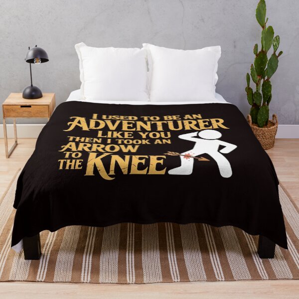 Item preview, I Used To Be An Adventurer Like You – Gaming Lover Fantasy Quote designed and sold by Redgiant87x.