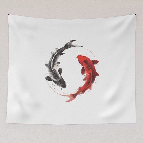 Item preview, Koi Fish, Yin&Yang designed and sold by xiao xuans.