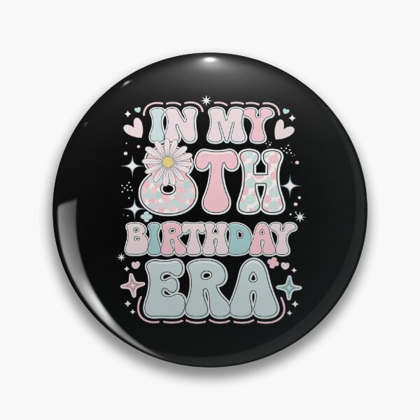 Item preview, In My 8th Birthday Era Girl Eight Bday 8 Year Old  designed and sold by FadeOfThrone.