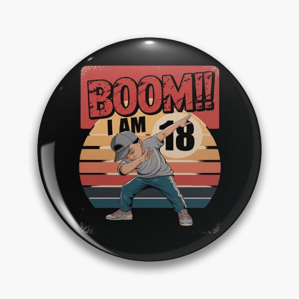 Item preview, 18th Birthday Boom I Am 18 Dabbing Boy Men Boys  designed and sold by MarryIsMonth.